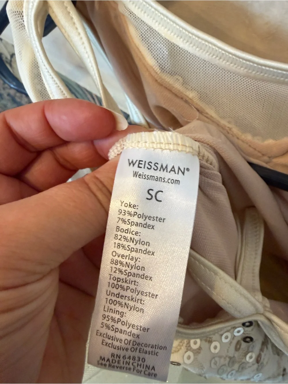 NEW! Weissman Just The Way You Are ballet tutu costume, ivory cream vanilla